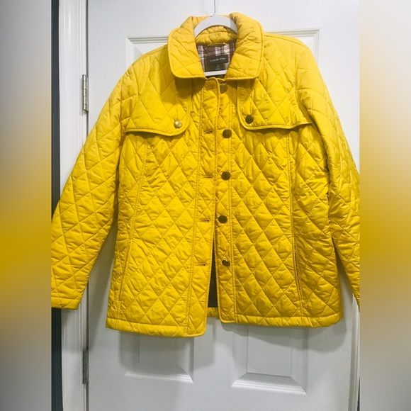 Lands' End Jackets & Blazers - Lands’End bright yellow jacket  size Large